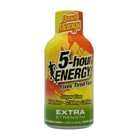 5-hour ENERGY Shot, Extra Strength, Peach Mango