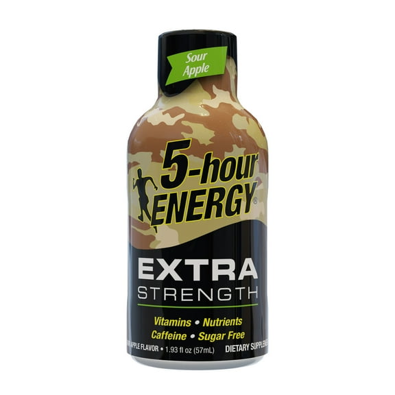 5-hour ENERGY Shot, Extra Strength, Sour Apple, 1.93 oz.