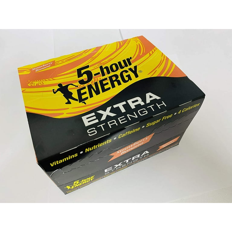 5-hour ENERGY® Shot, Extra Strength, Strawberry Banana, 1.93 Ounce