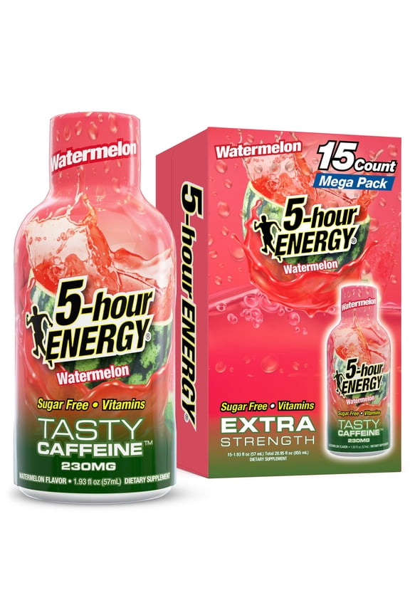 Shot, Extra Strength, Watermelon, 15 Count