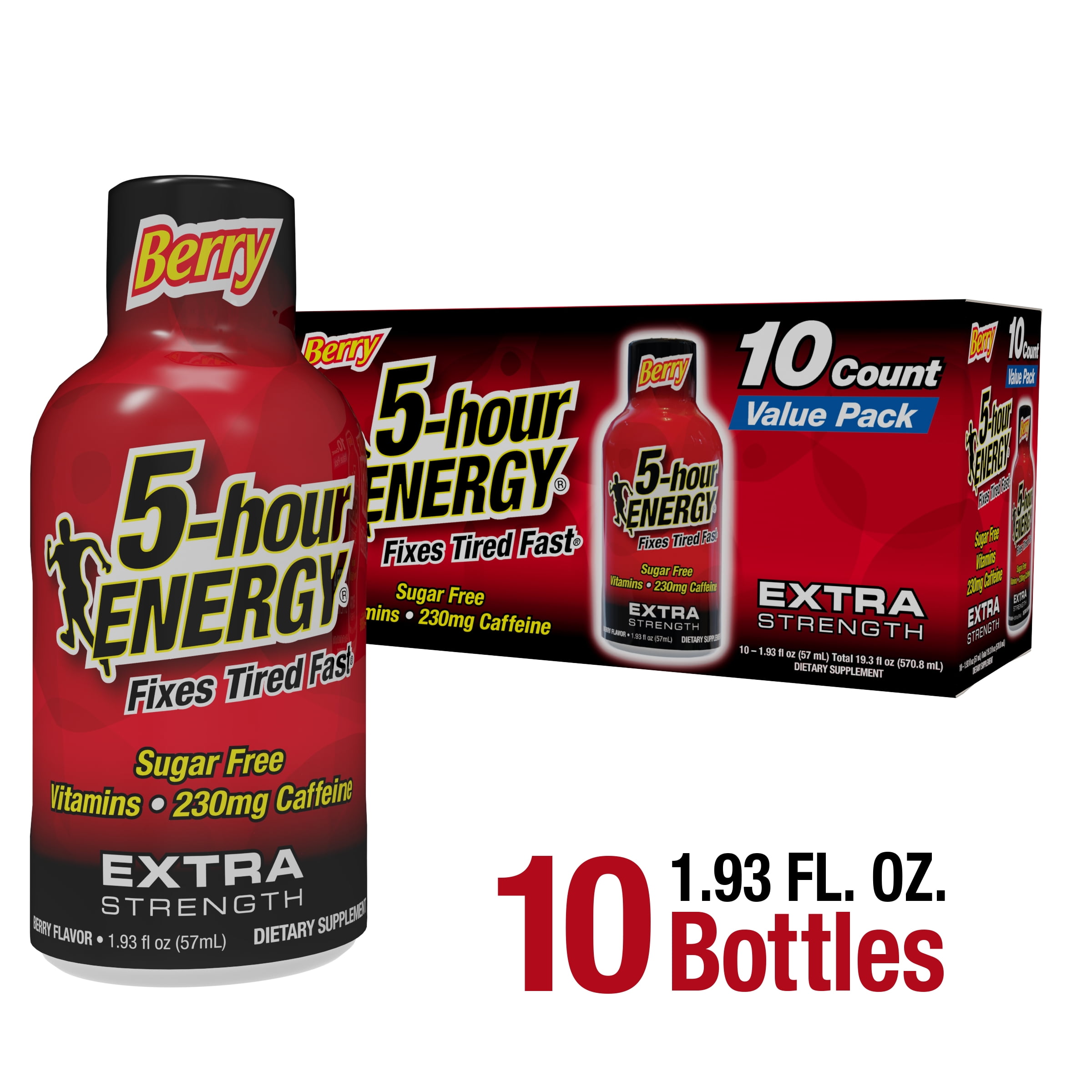 5hour ENERGY Shot, Regular Strength, Pomegranate, 10 Count