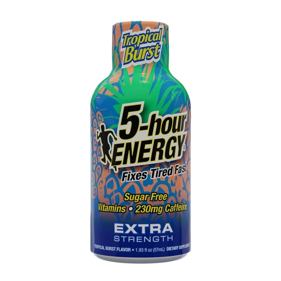 5-hour Energy Shot, Extra Strength, Tropical Burst