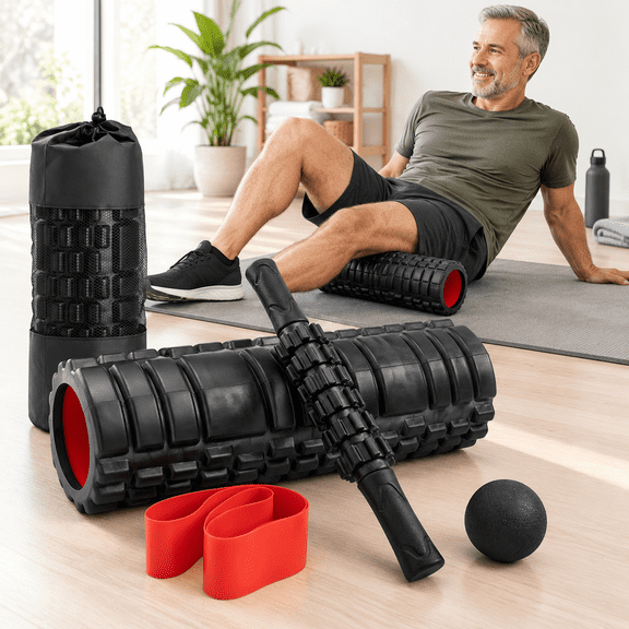 5-in-1 18" Foam Roller Set For Deep Massrelease