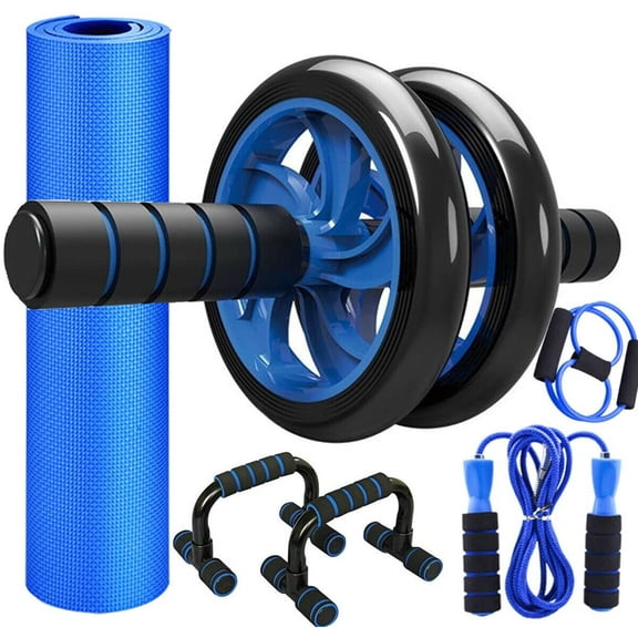 5-in-1 Ab Wheel Roller Workout Kit for Abdominal Exercise Gym Home Workout Kits