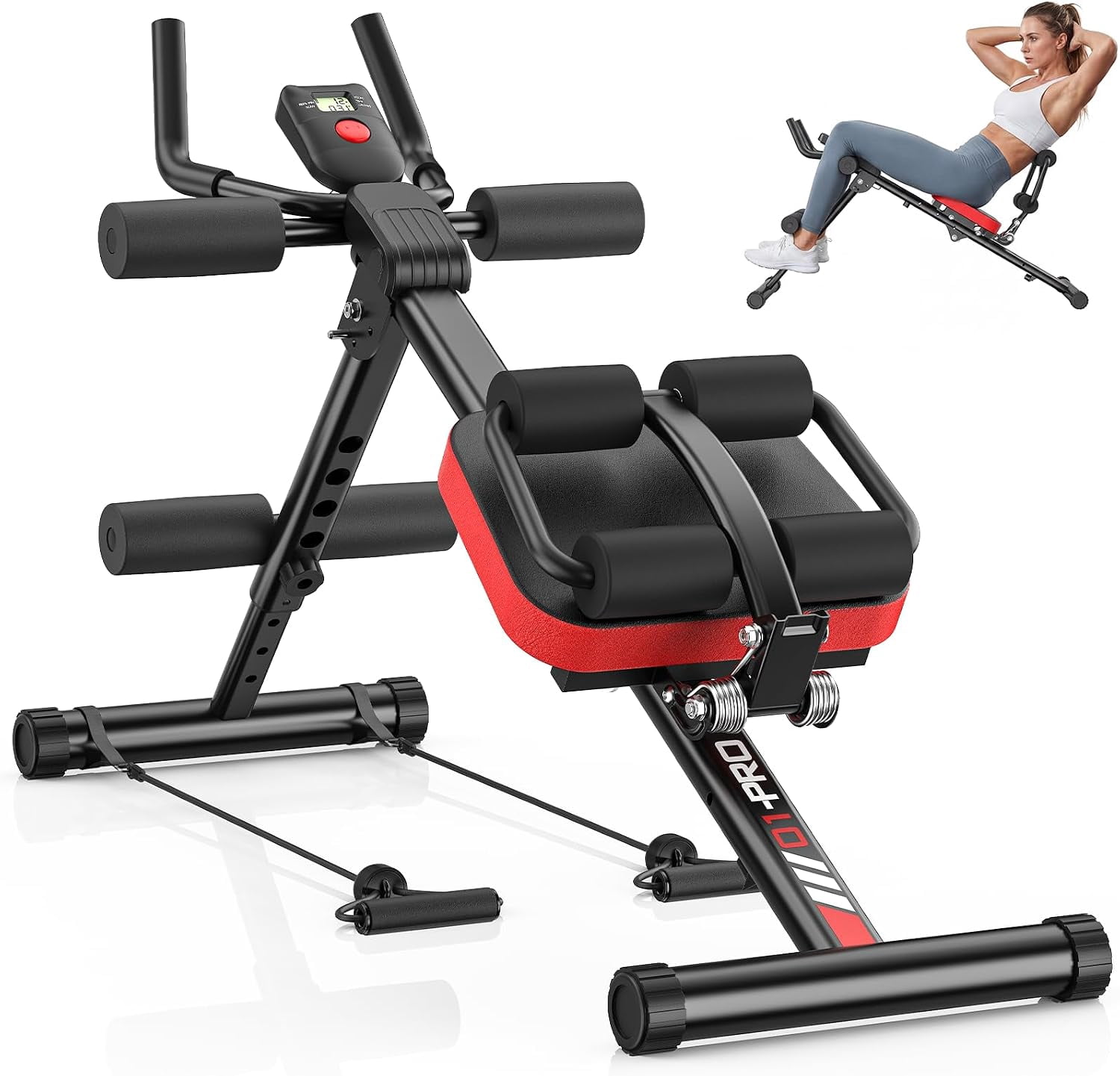 5-in-1 Adjustable Ab Machine for Home Gym - Core Abdomen Trainer, Sit ...