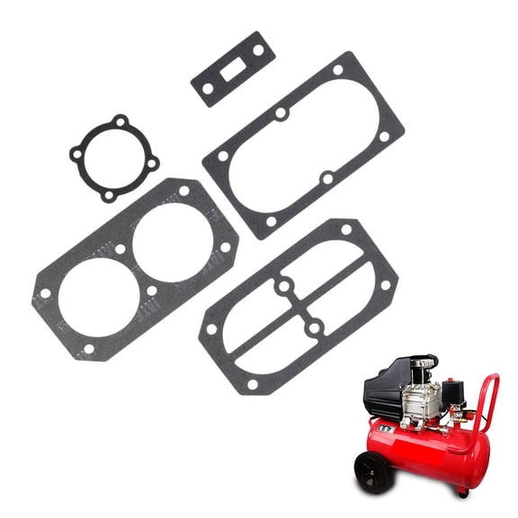 5 in 1 Air Compressor Cylinder Head Base Valve Plate Gaskets Washers