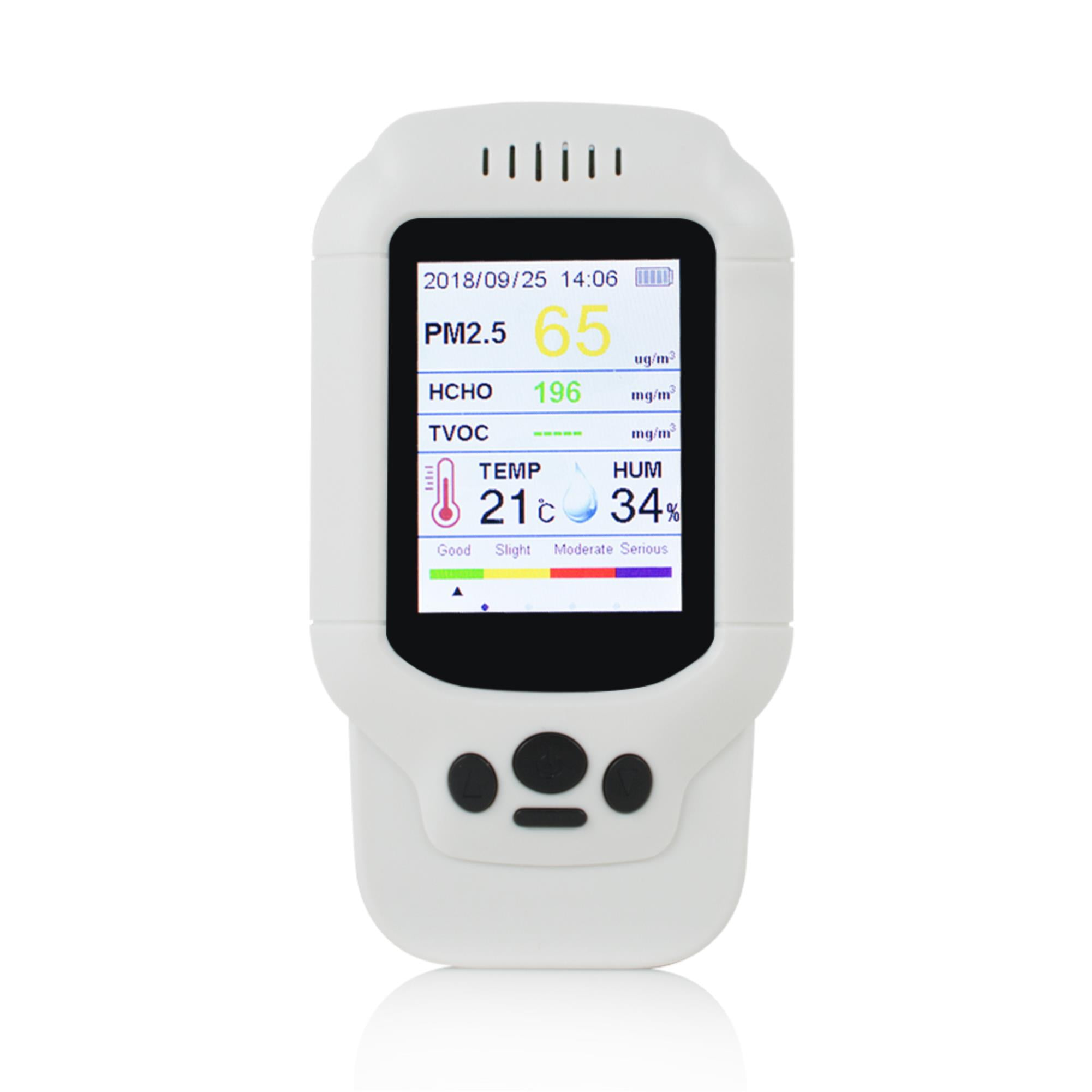 5in1 Air Quality Detector for Home Monitor PM2.5, HCHO, TVOC Levels
