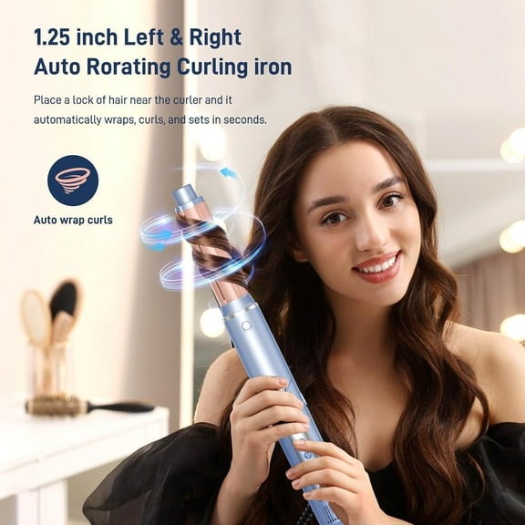 5 in 1 All-in-One Hair Styler, 110000 RPM Ultra-Fast Drying, Automatic Hot-Air Curling, Smooth Straightening