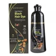 thumbnail image 1 of 5-in-1 Black Hair Dye Shampoo & Conditioner – 420ml Herbal Formula for Men & Women, 1 of 7