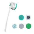 thumbnail image 1 of 5-in-1 Body Cleaning Brush, Multi-Functional Shower Brush with Exfoliating, Foot, Face, and Power Brushes, Long Handle for Full Body Massage and Cleanliness, 1 of 1