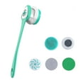 thumbnail image 1 of 5-in-1 Body Cleaning Brush, Multi-Functional Shower Brush with Exfoliating, Foot, Face, and Power Brushes, Long Handle for Full Body Massage and Cleanliness, 1 of 1