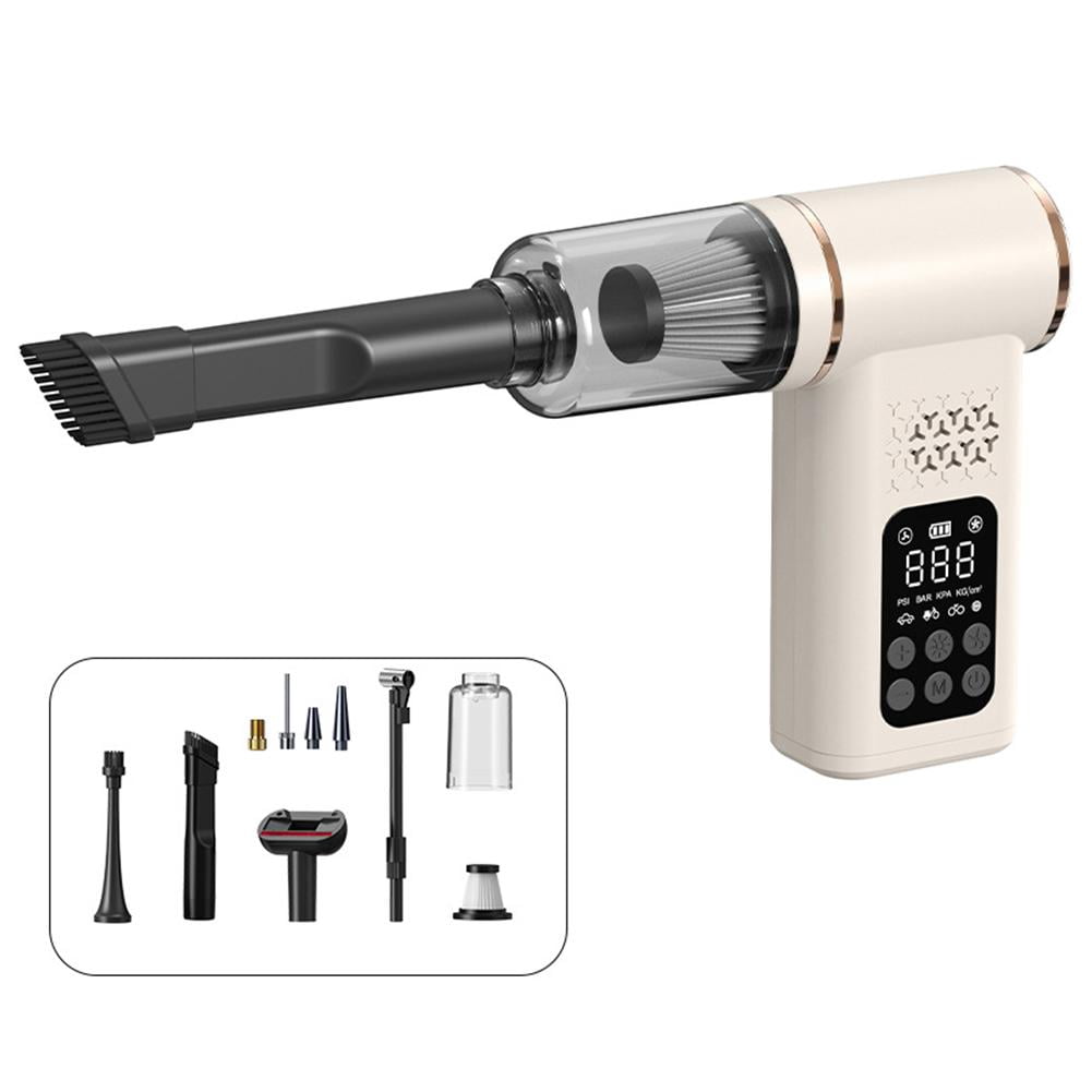 5-in-1 Cordless Car Vacuum & Tire Inflator, Portable Handheld Car ...