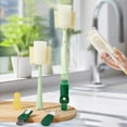 thumbnail image 1 of 5-in-1 Cup Cleaning Brush with Sponge Head, Long Handle for Home Kitchen Use, Multi-Functional Bottle Brush for Water Bottles and Containers, 1-Pack, 1 of 6
