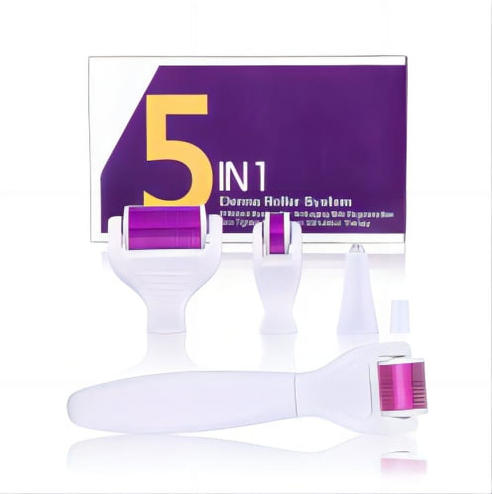 5 in 1 Derma Roller Micro Needles Derma Roller for Face Care with Micro