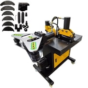 5 in 1 Electric Hydraulic Busbar Processor Bus Processing Machine Cutter Hole Puncher 0 -90
