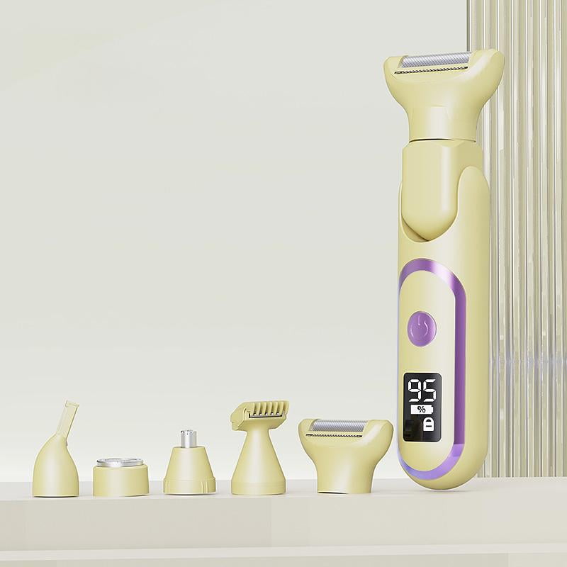 5 in 1 Electric Razor for Women Shaver Lady Shaver Body Hair Trimmer ...