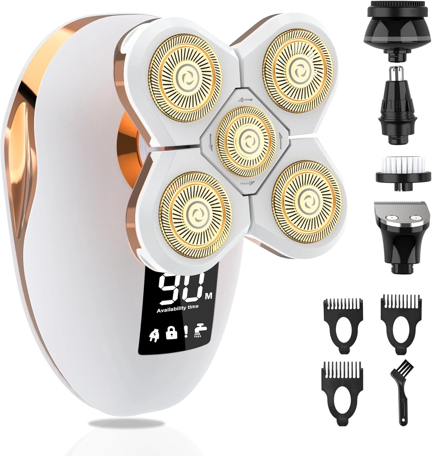 5-in-1 Electric Razors for Women, Women's Electric Shaver Kit for Legs ...