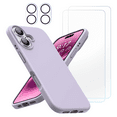 thumbnail image 1 of 5-in-1 Entronix Bundle designed for iPhone 17, Liquid Silicone Case, 2 Tempered Glass, 2 Camera Lens, 1 of 9