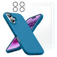 thumbnail image 1 of 5-in-1 Entronix Bundle designed for iPhone 17, Liquid Silicone Case, 2 Tempered Glass, 2 Camera Lens, 1 of 9