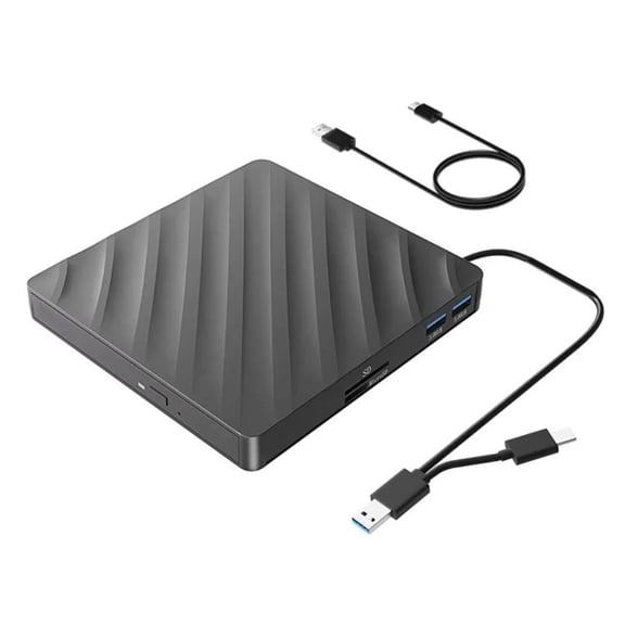 5 in 1 External Blu Ray Drive Portable Bluray Player USB 3.0 CD DVD Burner with SD/TF Port Multifunction -Combo Optical Drives