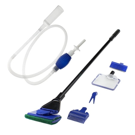 5 in 1 Fish Tank Cleaning Tools, Fish Tank Cleaner, Siphon Vacumm Brush Algae Scrubber