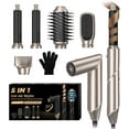 thumbnail image 1 of 5-in-1 Foldable Hot Air Styler Kit, Professional Hair Dryer Brush System with Auto-Wrap Curlers & Volumizing Brush for All Hair Types, 1 of 14