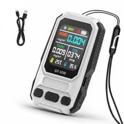 5-in-1 Gas Detector, Rechargeable Air Quality Tester with LCD Display, Audible & Visual Alert for CO2/HCHO/TVOC/ /Humidity Meter, Suitable for Home, Office, Greenhouse