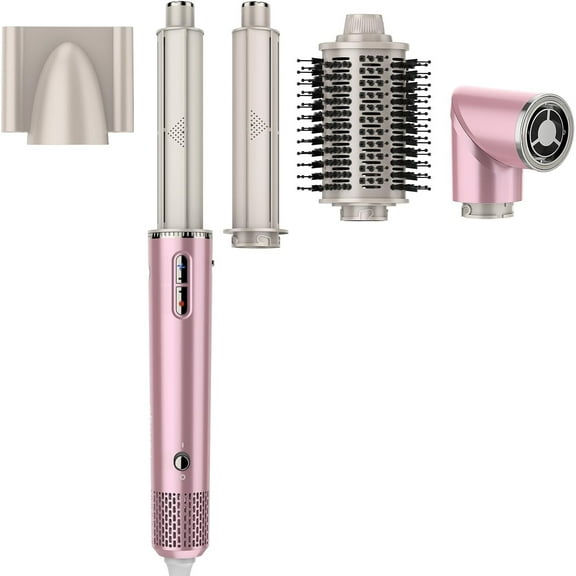 5 in 1 Hair Dryer Brush one Step Professional hot air Brush Set Blow Dryer for Fast Drying, Auto Curling, Straightening Combing Multi Hair Styler
