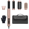 thumbnail image 1 of "5-in-1 Hair Styler with 200 Million Ions & 110,000 RPM Motor - Complete Air Styler Kit for Ultimate Frizz-Control, Fast Drying & Styling, Includes Travel Case (Blue)", 1 of 6