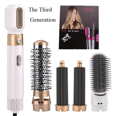 5 in 1 Hair Styler 800W Powerful Fast Drying Ionic Hair Dryer High Speed Hot Comb Brush Set Professional Hair straghtener