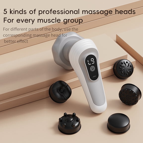 5 in 1 Handheld Body Sculpting Machine Body Massage Tool Electric Cellulite Massager with 9 Speeds for Thighs Butt Fat