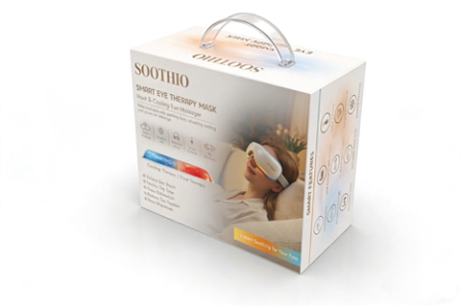 5-in-1 Heated Eye Massager with Air Compression, Vibration, Bluetooth Music and AI Voice Control