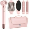 thumbnail image 1 of 5-in-1 High-Speed Hot Air Styler with Diffuser for Curly Hair - Professional Frizz-Free Hair Dryer Brush for Fast Drying, Curling & Volumizing, Includes Travel Bag, 1 of 9