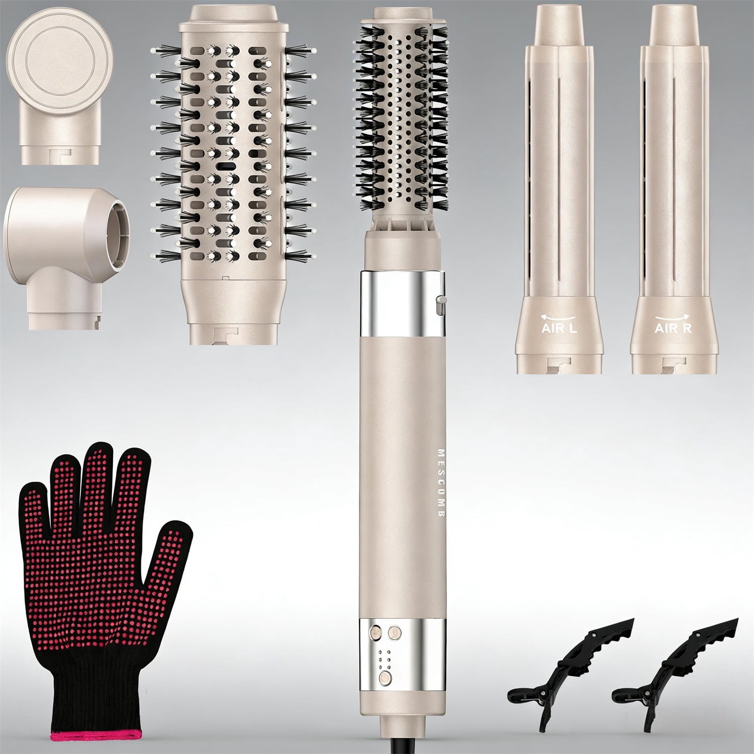 5 in 1 High-Speed Hot Air Styler, Fast Drying Hair Dryer Professional Frizz-Free Blow Dryer Brush