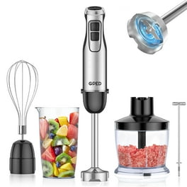 OVENTE Immersion Blender, Stainless Steel Blades, 300W Multi-Purpose Hand  Blender Mixer, 2-Speed Settings HS560W - The Home Depot