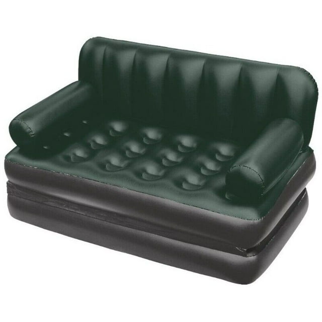 5in1 Inflatable Air Couch,Pillow Rest Raised Blow Up, Inflatable Pull