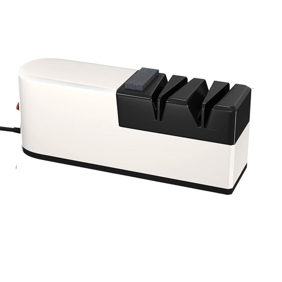 5-in-1 Knife Sharpener System with Straight Sharpener for Rough Repair, Precision Sharpening, and Edge Maintenance for Kitchen Tools