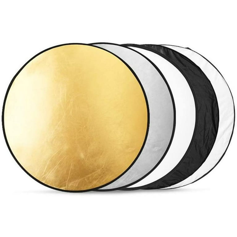 80cm 5 In 1 Portable Collapsible Round Photography Reflector Photo Studio Outdoor Light Diffuser Multi-Disc With Carry Bag - 44