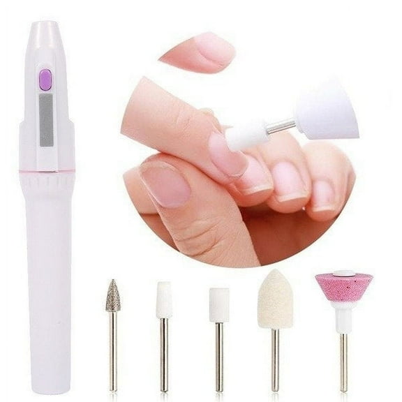 5 in 1 Manicure and Pedicure Set Portable Electric Nail Drill Sharpener Comb Personal Manicure and Pedicure Tools