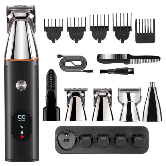 5-in-1 Multifunctional Hair Cutting Kit for Whole Family, Beginner-Friendly with Dual Charging