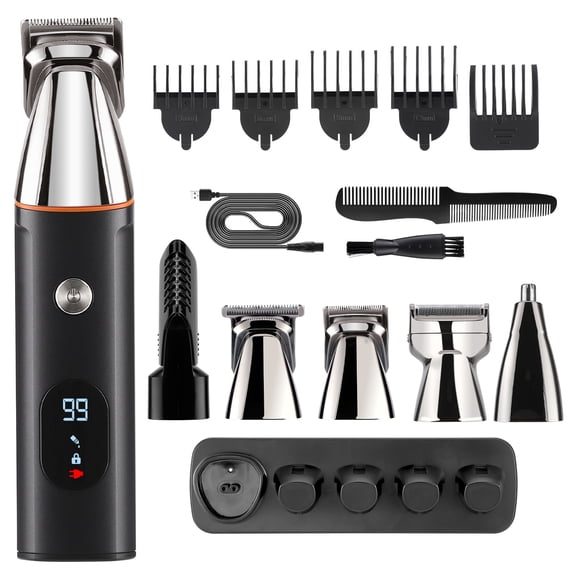 5-in-1 Multifunctional Hair Cutting Kit for Whole Family, Beginner-Friendly with Dual Charging
