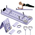 thumbnail image 1 of 5-in-1 Multifunctional Pilates Reformer Board for Home, Portable Ab Core Trainer, Foldable Abdominal Board, Purple, 1 of 13