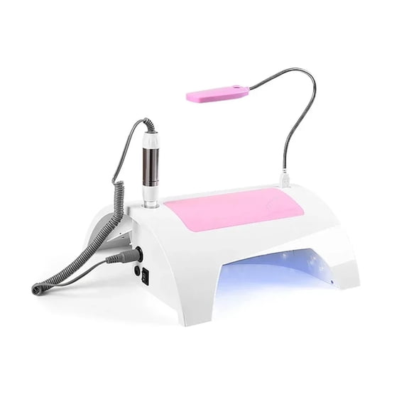 5-in-1 Nail Art Machine WE-058 Polishing and Vacuum Cleaner All-in-One Machine 60W Nail Art Drying LED Lighting