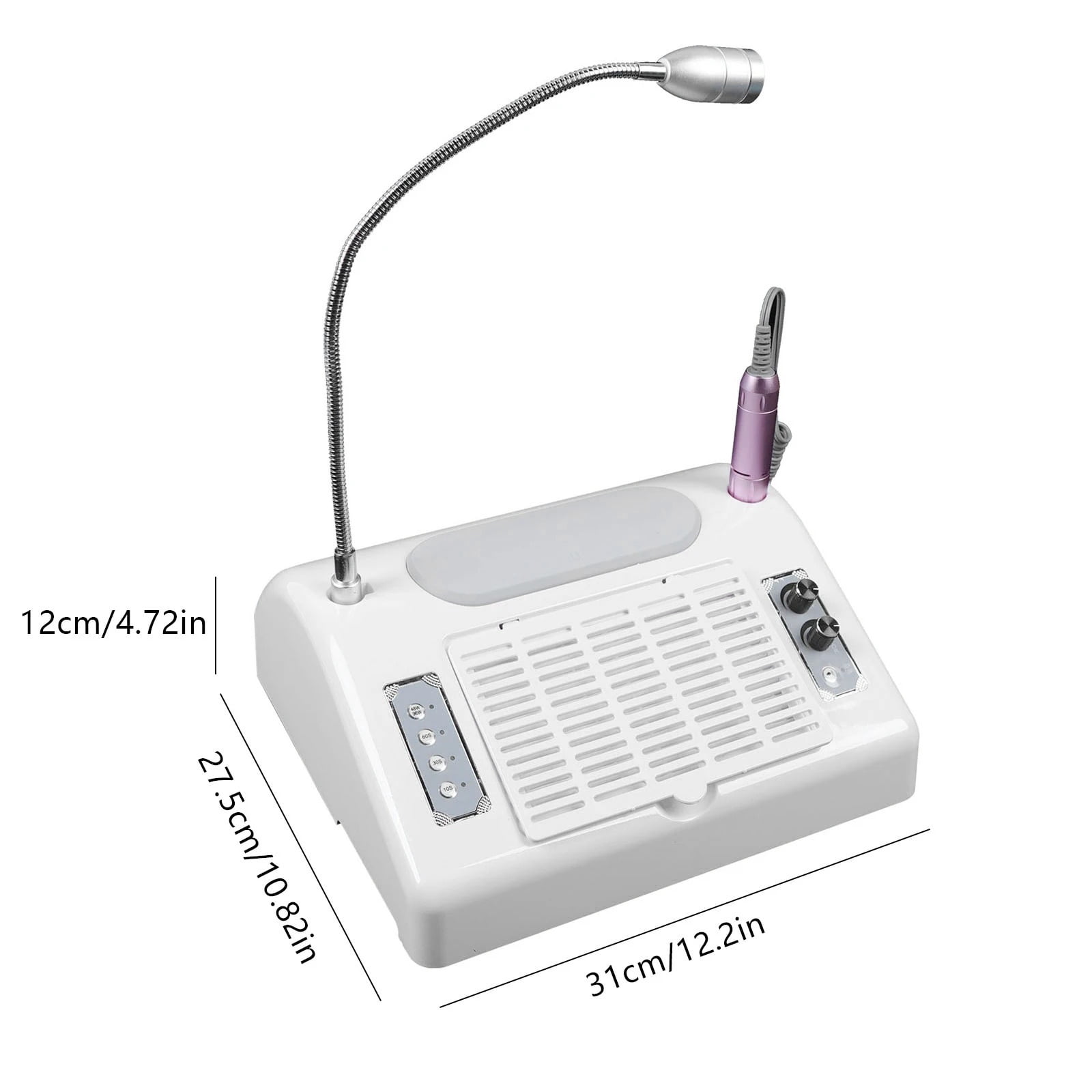 5 in 1 Nail Drill Manicure Machine, Professional 30000rpm Electric Nail Drill Machine, Electric , Nail Lamp for Nails Manicure