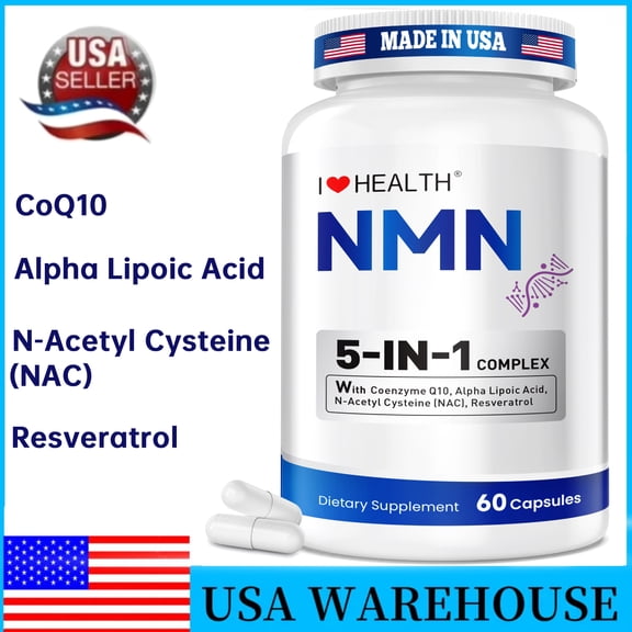 5-in-1 Niacinamide Enhance Immunity Supports Anti-Aging 60 Caps
