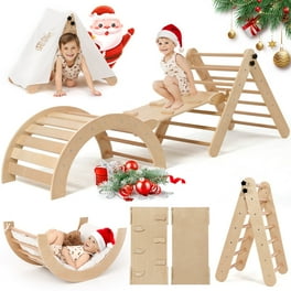 TOLEAD Toddler Foam Climbing Blocks Baby Gym Play Soft Crawl Climb Playset Indoor Gymnastic Equipment for Balance Walmart