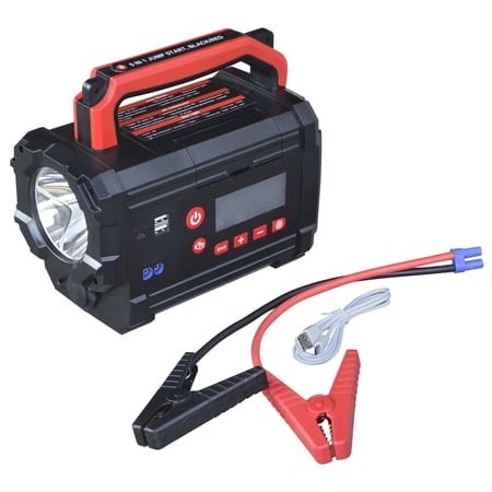 Bridgeland 5 in 1 12V, 330A Portable Jump Starter Power Pack, 99PSI Air Pump