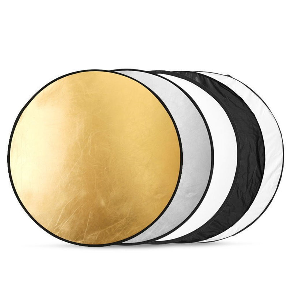 5-in-1 Portable Photo Studio Light Diffuser Reflector Set Gold Silver ...