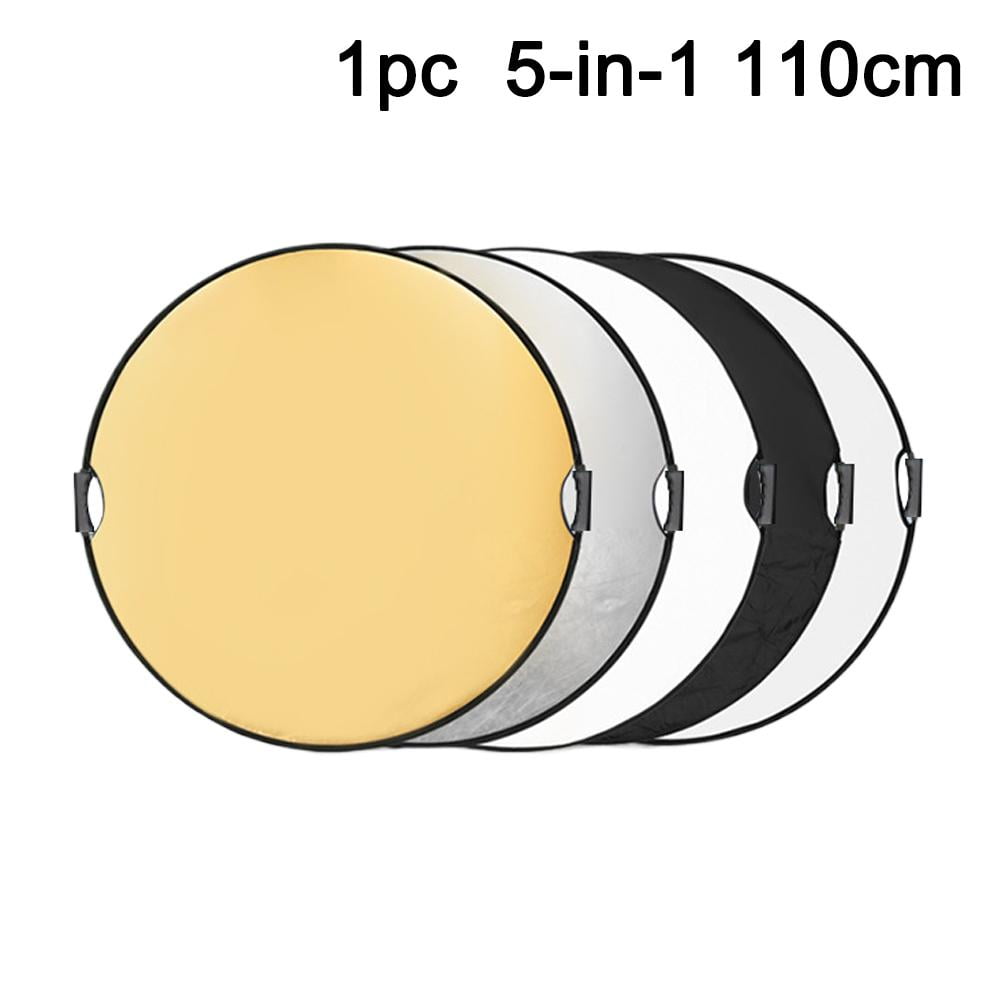 5-in-1 Portable Reflector Collapsible Round Camera Light Grips Handle ...