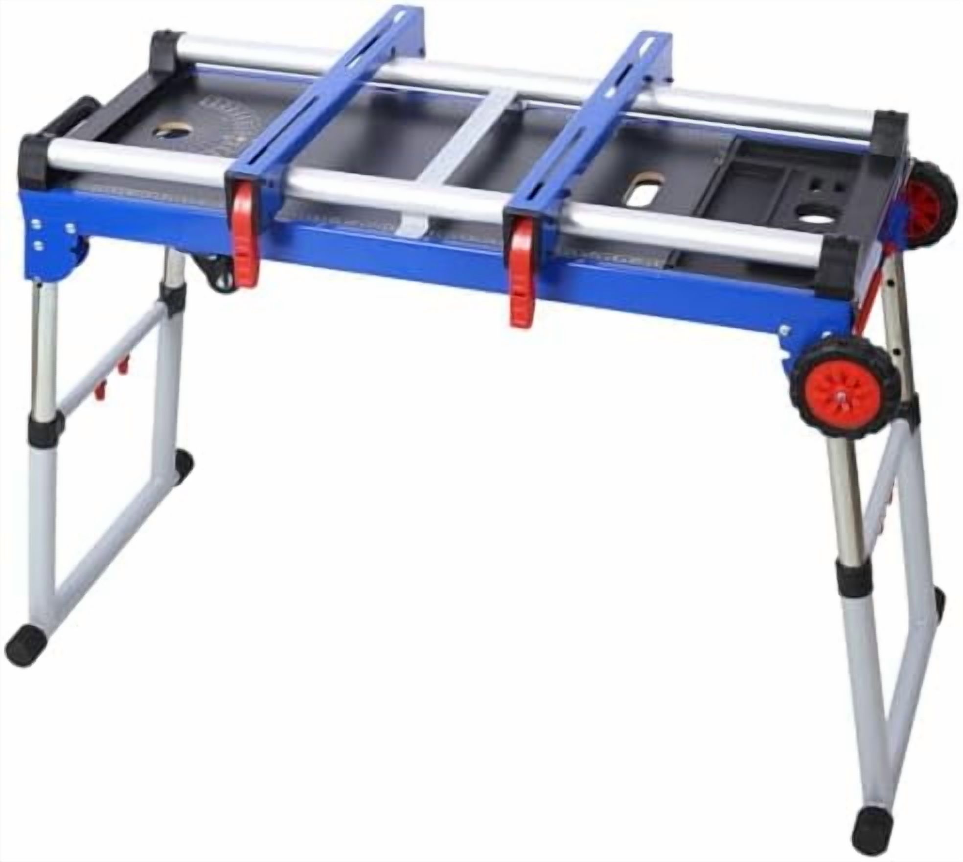 5-in-1 Portable Workbench, Quick Folding Work Table with Detachable ...